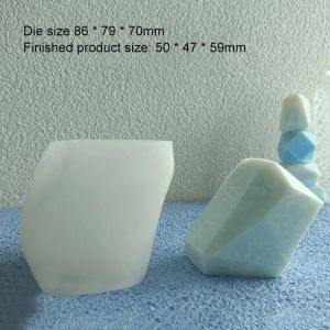 Pochoirs g&eacute;om&eacute;triques en losange pour la fabrication de savon de bougie bricolage Facile &agrave; d&eacute;mouler Pochoirs en silicone durables faits &agrave; la main 01 - Neuf