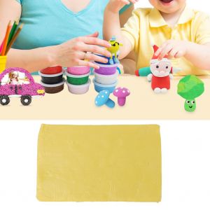 Argile polymere monochrome simple, 250 g, pate molle populaire a faire soi-meme (jaune tendre) - Neuf