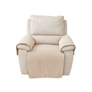 Housse De Fauteuil Inclinable Imperm&eacute;able Et Antid&eacute;rapante - Beige - Neuf