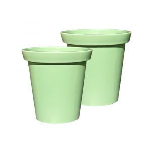 Pot De Fleurs Rond Xxl Delight 200l - Lot De 2 - Neuf