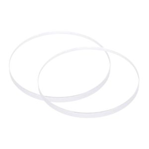 Kal-2pcs Verre De Montre En Cristal Transparent 38,5 Mm De Diamètre, 3 Mm D'épaisseur, Rond, Plat, En Verre Minéral De Haute Transmittance, Pièce Rechange Pour Réparateur De Montres - Neuf
