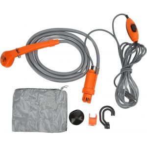 Letnerny-Pommeau De Douche De Camp Extérieur, Pompe Électrique De Douche Portative D'allume-Cigare De Voiture Avec L'adaptateur De Cigarette De Voiture De 12v Pour Le Camping Randonnée Rv Lavage De V - Neuf