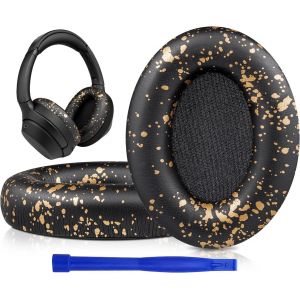 LORANKA-Doux Cuir Prot&eacute;in&eacute; Mousse Coussin Coussinets pour Sony WH-1000XM3 (WH1000XM3) Over-Ear Casque,avec Mousse &agrave; m&eacute;moire d'isolation phonique, &eacute;paisseur suppl&eacute;mentaire - Neuf