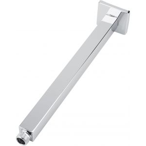 KAL-Bras De Douche Fixé Au Mur Carré Structure En Acier Inoxydable Droit Bras De Rallonge De Douche Tuyau Pour Accessoires De Pommeau De Douche Au Plafond(30,5 Cm) - Neuf