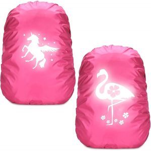 Housse De Protection Contre La Pluie Pour Enfant,Housse Sac À Dos Imperméable,Housse De Sac À Dos Réfléchissante,Pour Les Enfants En Plein Air Camping Randonnée.[B1988] - Neuf