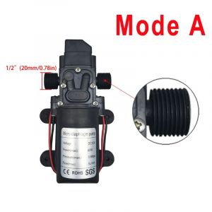 Pompe À Membrane Haute Pression Dc 12v 120psi 60w 5l/Min,Mini Pompe Électrique Auto-Amorçante,Machine À Laver À Eau,Pulvérisation De Pesticides - Type Dc12v-Mode A #A - Neuf