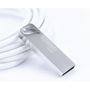 USB Flash Drive,64 GB USB Flash Drive,2.0 Portable Memory Stick,External Storage for Music and Photo Files,Fast USB Player with Car Computer TV Car Radio - Neuf