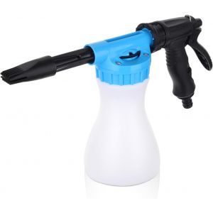 Pistolet À Mousse De Neige, 900 Ml, Lance De Nettoyage De Voiture Réglable, Ajustement Universel Du Tuyau D'Arrosage, Pulvérisateur De Mousse Pour Lavage De Voiture Et De Maison - Neuf