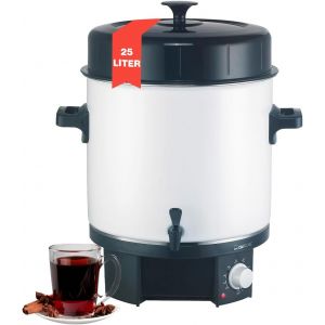 Subzonal-2in1 Machine &Agrave; Boissons Chaudes & &Agrave; Mettre En Conserve Avec R&eacute;servoir De 25l | Cocotte Pour P.Ex. Vin Chaud Ou Punch | Avec &Eacute;maillage & Et De Vidange Int&eacute;gr&eacute; | 1800w | Eka 3338 - Neuf