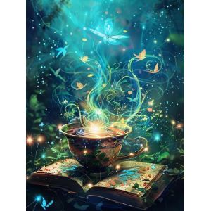 Eryi-Diy 5d Diamond Painting Tasse Complet Accessoires, Paysage Broderie Peinture Diamant Painting Kit Complet Point De Croix Cri[6804] - Neuf
