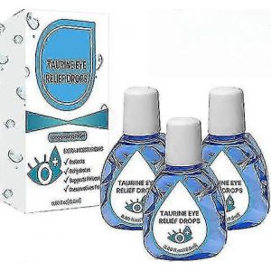 18 Ml De Gouttes De Soulagement Oculaire À La Taurine,Fluide De Soin Des Yeux,Gouttes Oculaires Apaisantes,Soulagent La Fatigue Oculaire Dans Les 3-4 Semaines - Neuf