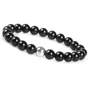 Kal-Bracelet Pour Hommes Avec Perles En Pierre Naturelle I Bracelet En Perles De Jaspe Pour Hommes Et Femmes I Bracelet Extensible Pour Chakras - Neuf