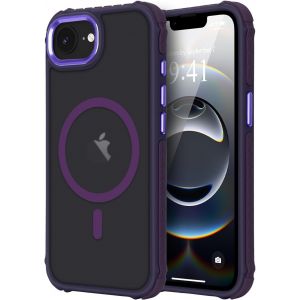 KALANKA-Coque Magn&iquest;&iquest;tique pour iPhone 16e Compatible avec MagSafe Recharge sans Fil &iquest;&iquest;tui Housse de Protection Antichoc en TPU Antichoc/PC Dur Housse Arri&iquest;&iquest;re pour iPhone 16e,Violet - Neuf