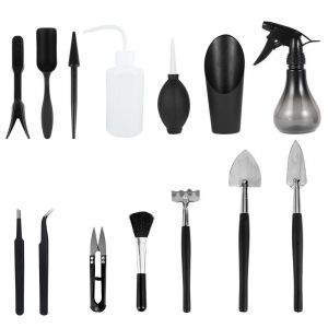Ensemble de 14 outils de jardinage pour la plantation et l'entretien - Neuf