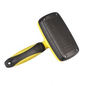 Hjlian Peigne A Aiguilles Autonettoyant Pour Chat Et Chien, Emballage Blister Jaune 301, Grand Peigne Telescopique A Nouds, Brosse Pour Animaux De Compagnie, Peigne D'epilation, Peigne D'epilation De Beaute Pour Enlever Les Poils Flottants - Neuf