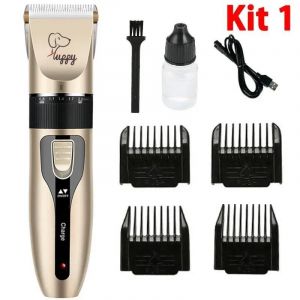 Electric Pet Clipper Grooming Kit For Dogs Reachageable Trimmer Haircut Cat Hair Cutting Remover Professional Machine Set.Kit 1 - Neuf