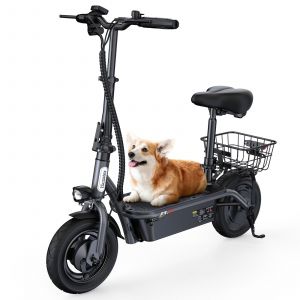 Trottinette &Eacute;lectrique Iscooter F3, Moteur 1000 W, Autonomie De 60 Km, Pneus 10", Double Frein &Agrave; Disque, Pliable Avec Panier Amovible - Neuf