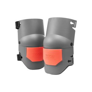 Xekal-Genouillères De Travail Extra Épaisses Avec Coussin En Mousse,Genouillères De Protection Professionnels Et Confortables,Pour Toiture,Jardinage Et Sol,Pour Hommes Et Femmes,Gris Et Orange - Neuf