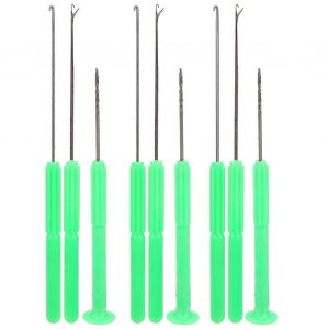 Kit De 3 Aiguilles Pour App&acirc;ts Et Gr&eacute;ements De P&ecirc;che &Agrave; La Carpe, Kit De Per&ccedil;age Et De Verrouillage D'aiguilles Pour Harpon - Neuf