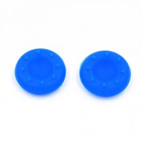 2pcs Caoutchouc Silicone Capuchon Thumbstick Stick X Couverture Cas Skin Joystick Grip Grips Pour Ps2 / 3 / 4 Xbox 36e Contr&ocirc;leur Bleu - Neuf