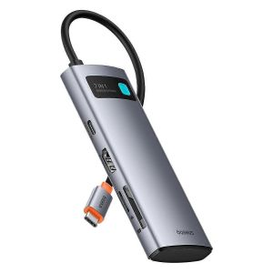 Adaptateur Hub USB C Baseus 7 en 1 avec 4K @ 60Hz 100W - Neuf