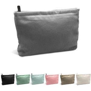 Petite De Maquillage&agrave; Maquillage En Velours C&ocirc;tel&eacute;sac De Rangement Pour Organisateur De Pochette De Maquillageorganisateur De De Toilette De Voyage (Kaki) - Neuf
