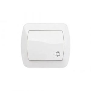 Kontakt-Simon As1-11 Interrupteur &Eacute;lectrique Pushbutton Switch Blanc - Neuf