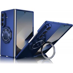 SJZG-&Eacute;tui Pour T&eacute;l&eacute;phone Galaxy Z Samsung Galaxy Z Fold 7 5G, Ultra-Fine Et &Eacute;tui Pour T&eacute;l&eacute;phone Portable Int&eacute;gr&eacute; Au Film,Housse De T&eacute;l&eacute;phone Pliante Pour Samsung Galaxy Z Fold 7 5G-Bleu - Neuf