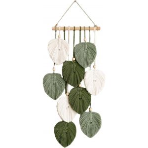 Macram&eacute; D&eacute;coration Murale,D&eacute;coration Boh&egrave;me,Entre Murale En Macram&eacute;,Macram&eacute; Tenture Murale Boho,Decoration Murale Boheme,Deco Murale Boheme,Pour Chambre &Agrave; Coucher,Salon,Bureau,Appartement - Neuf