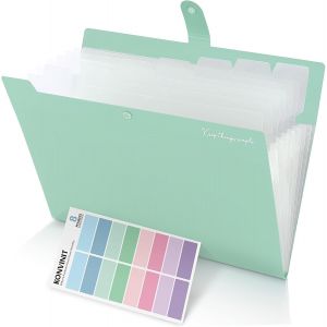 Trieur 13 Compartiments A4 Trieur Document Classeur Rangement Documents Trieur Organiseur Extensible Trieur Accord&eacute;on Pour Bureau, &Eacute;cole, Maison - Neuf