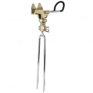 P&ocirc;le De P&ecirc;che Rod Stand Support R&eacute;glable En Alliage D'aluminium, Sol Support Pour Cannes &Agrave; P&ecirc;che Et De S'attaquer Accessoires - Neuf