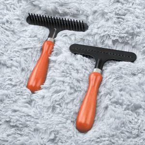 (4,3 Pouces (L), 2 Pi&egrave;ces) R&acirc;teau De Restauration De Tapis, R&acirc;teau De Toilettage Pour Tapis, R&acirc;teau Pour Tapis &Agrave; Poils Longs, Nettoyeur De Poils Adapt&eacute; Aux Tapis Et Moquettes - Neuf