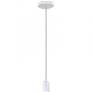 E27 Douille De Lampe,Suspension Plafonnier Accessoires Suspension Porte-Lampe Plafonnier Antique Edison Suspension - Blanc - Neuf