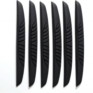 6 Pièces Noir la Porte de la Voiture Protecteur, Voiture Anti Collision Bandes, la Tôle de Protection de Bord de l'Automobile, Rétroviseur Protection de Bord, Anti-friction, Anti-Collision, pour Tous les Véhicules - Neuf