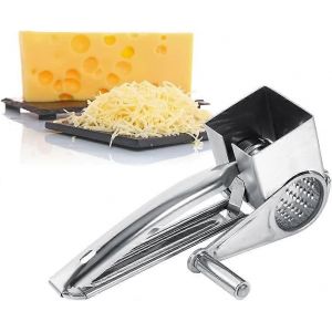 Râpe à fromage rotative en acier inoxydable,moulin à fromage à main professionnel,petite râpe domestique - Neuf