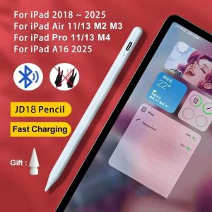 Stylet Bluetooth Pour Apple Pencil 2 1, Pour Ipad A16 Air 11 M2 M3 Pro 12.9 10.2 10.9 Mini 6 Pour Apple Pencil - Neuf
