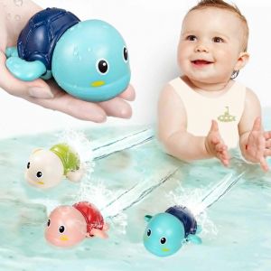 Jouets De Bain Pour Gar&ccedil;ons De 1 &Agrave; 3 Ans, Tortues De Bain, Jouets De Bain Pour Gar&ccedil;ons De 1, 2, 3 Et 4 Ans, Jouets De Bain &Agrave; Remonter Pour B&eacute;b&eacute;s De 1, 2 Ou 4 Ans. - Neuf