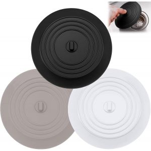 SJZG-Bouchon Baignoire Silicone, 3 Pi&egrave;ces Bouchon De Vidange Bouchon Baignoire Universel, Bouchon Evier De Cuisine, Lavabo Salle De Bain, Bouchon De Baignoire Pour Douche, Baignoire, Lavabo, Evier - Neuf