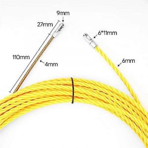 Ruban De Poisson Extracteur &Agrave; Travers La Ligne Murale Enfile-Aiguille Od 6mm Ligne De P&ecirc;che (15m) - Neuf