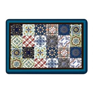 Tapis De Sol En Boue De Diatom&eacute;es 50 X 80 Cm, Antid&eacute;rapant, Bleu, S&eacute;chage Rapide - Neuf