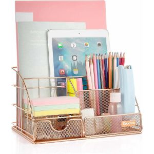 Organisateurs de bureau et accessoires,Grand,Tout-en-un Organisateur de bureau Porte-crayons avec tiroir - Neuf