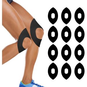 Lot De 12 Bandes De Kinésiologie Prédécoupées Pour Les Genoux-Prédécoupées-Soulagement De La Douleur-Imperméable Et Élastique-Pour Le Sport Et Un Soutien Durable - Neuf