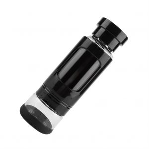 Hjlian Tasse Filtrante Portable En Verre Antiderapant Et Resistant A La Chaleur Kaxifei Avec Corde De Suspension (520 Ml, Noir) - Neuf