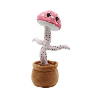 Jouet champignon dansant Ins, 120 chansons, champignon électrique chantant, jouet lumineux et interactif pour bébé - Neuf