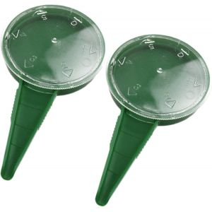 Distributeurs de graines de jardin 2 pièces (vert et vert foncé), ensemble de 5 outils de jardinage différents, semoir - Neuf