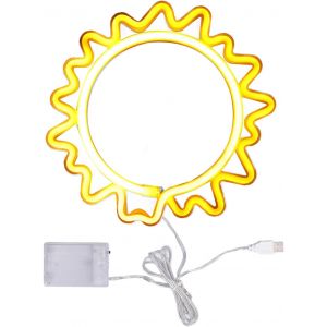 Senior-Lampe Néon, Enseigne Néon Led Décorative Murale Veilleuse À Piles Rechargeables Usb, Lampe Étanche En Forme De Pour Chambre, Bar, Fête, Noël, Mariage, Halloween[L2611] - Neuf