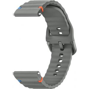 Kal-Bracelet De Montre 22 Mm 20 Mm, En Silicone Pour Homme Et Femme, Respirant, Étanche, En Forme De Vague, Bracelet De Rechange Avec Fermeture Rapide - Neuf