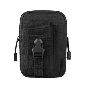 Étuis de téléphone portable Tactique Universel Holster Molle Hanche Taille Ceinture Sac Portefeuille Pochette Sac à main Étui de téléphone avec fermeture éclair - Neuf