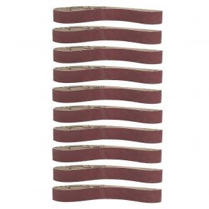 10pcs Bande abrasive en alumine Bande de ponçage Meulage Polissage Sangles de papier de verre 533 * 30 (800 grain) - Neuf