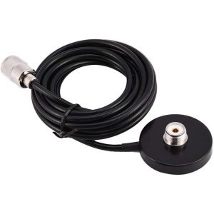 So239 Base Magn&eacute;tique De Montage Uhf Pl-259 C&acirc;ble D'Antenne Toit Ou Coffre Pour Radios Mobiles Connecteur Pl259 Pour Kenwood Vertex Icom Mobile Radios - Neuf